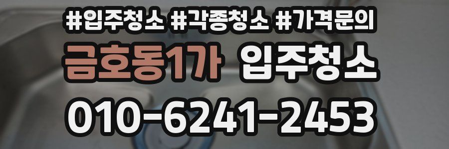 금호동1가 이사청소