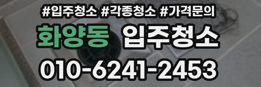 화양동 이사청소