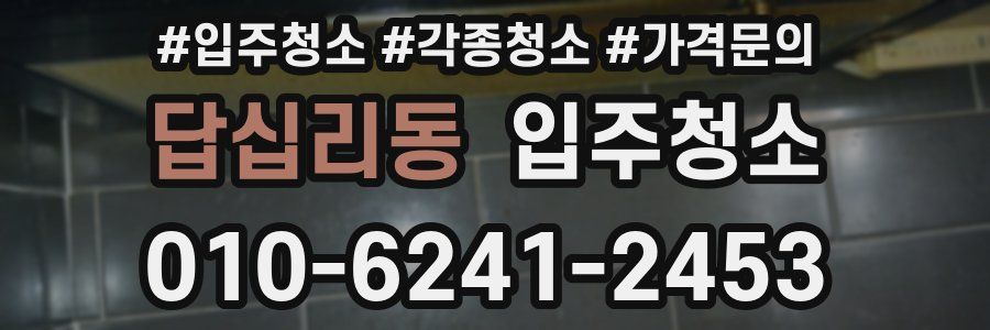 답십리동 이사청소