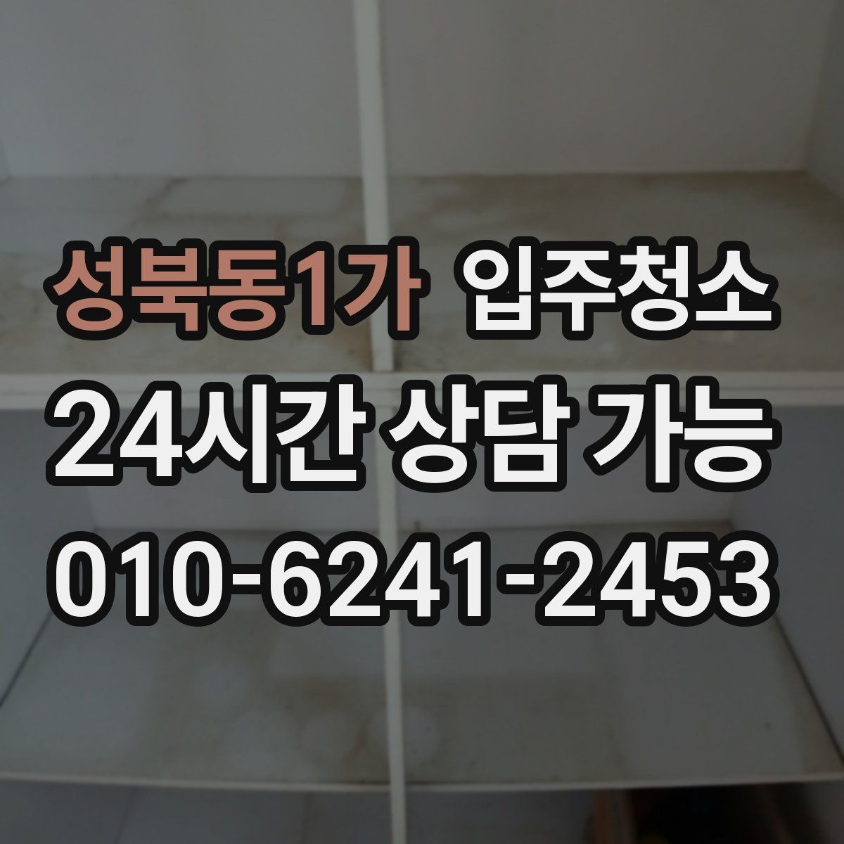 성북동1가 원룸청소