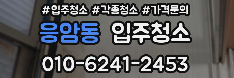 응암동 이사청소