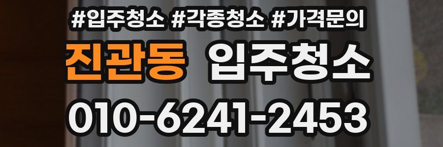 진관동 이사청소