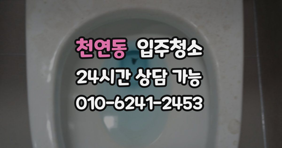 천연동 입주청소