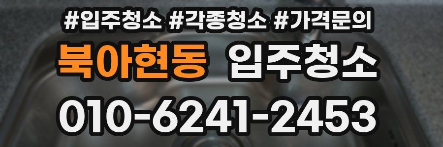 북아현동 이사청소