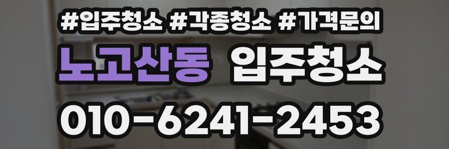 노고산동 이사청소