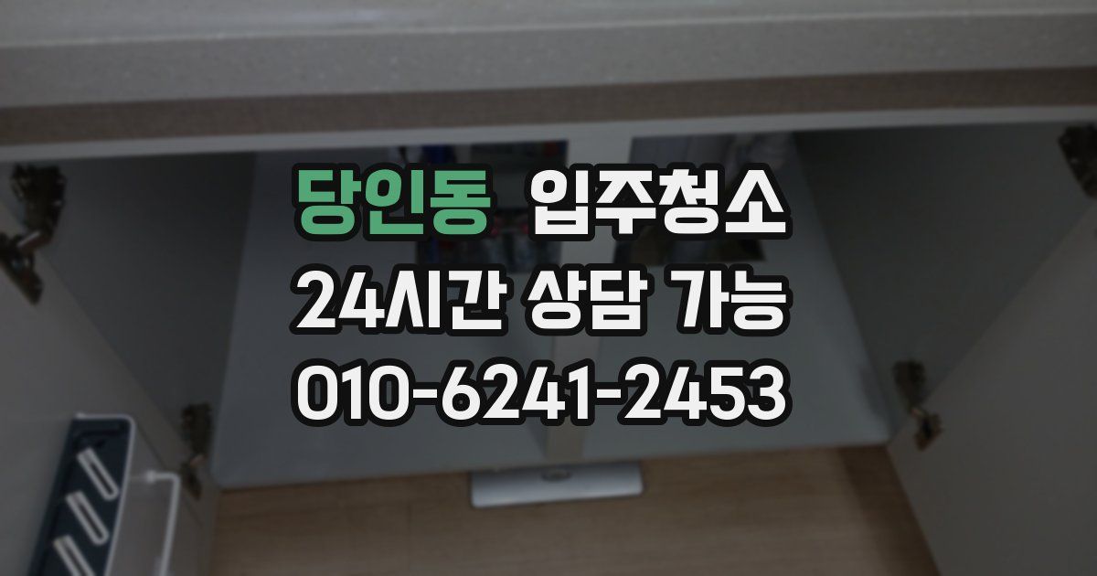 당인동 입주청소