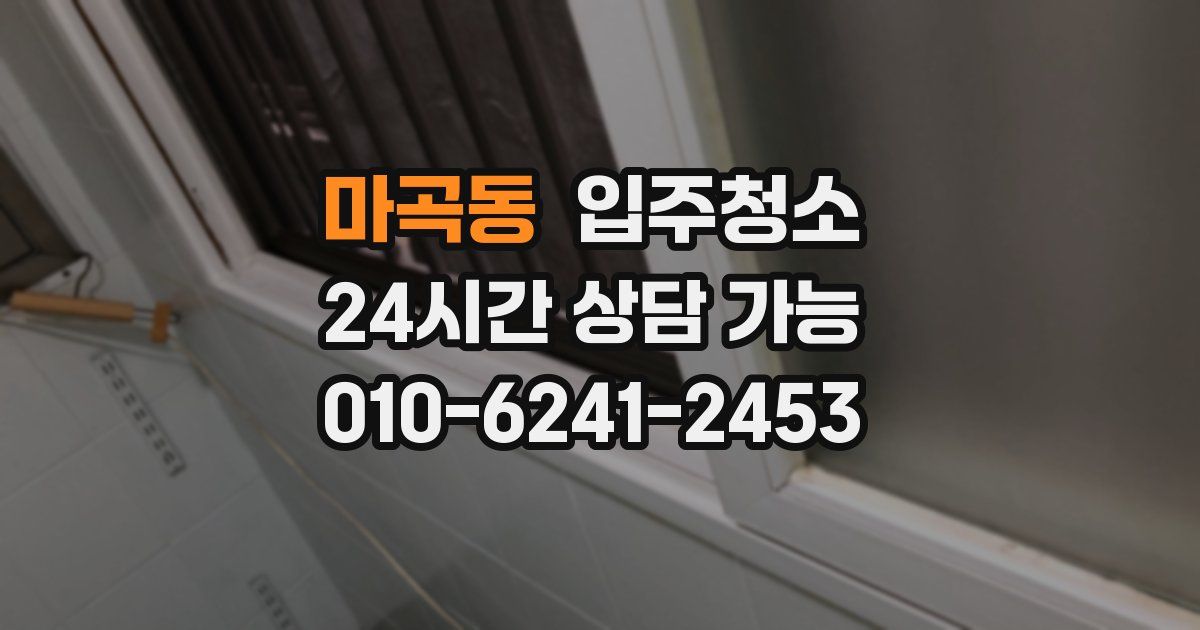 마곡동 입주청소