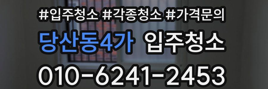 당산동4가 이사청소