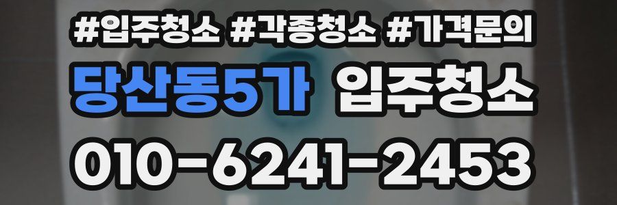 당산동5가 이사청소