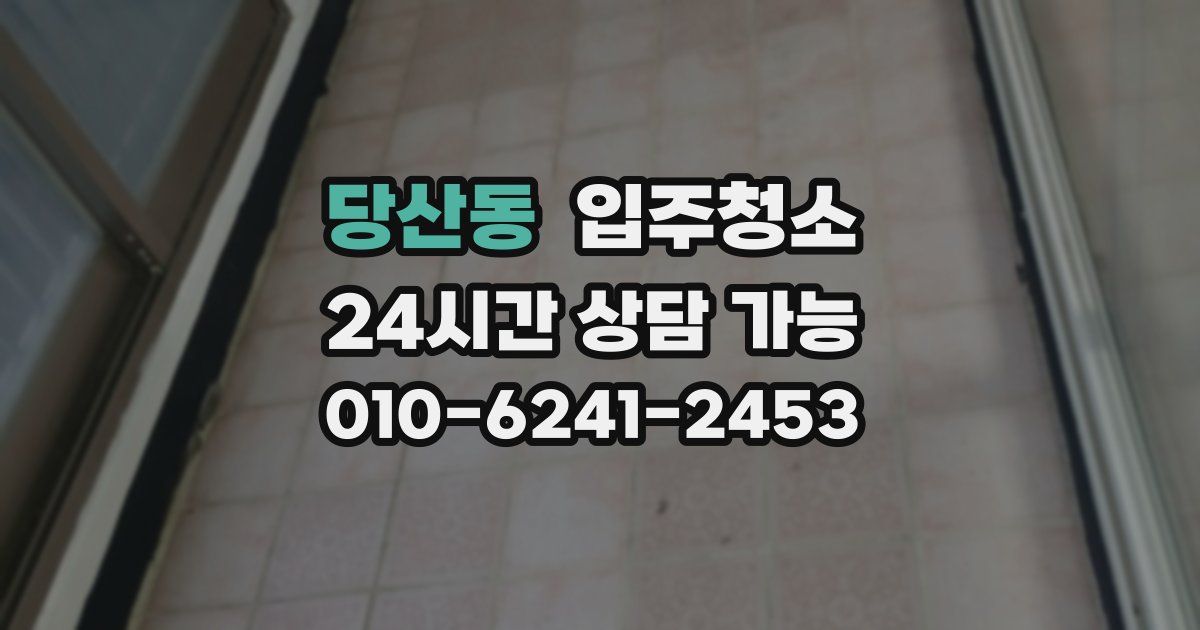 당산동 입주청소
