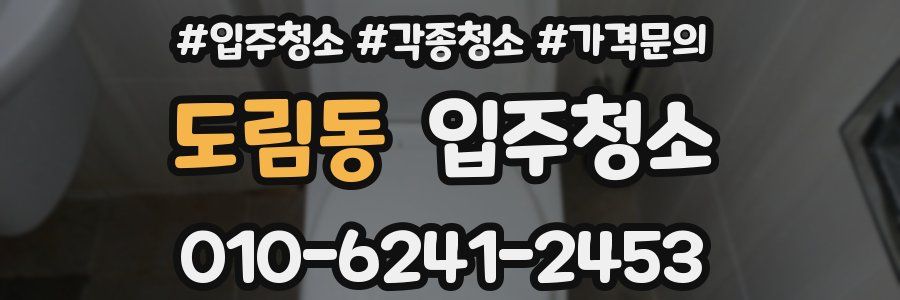 도림동 이사청소