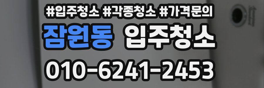 잠원동 이사청소