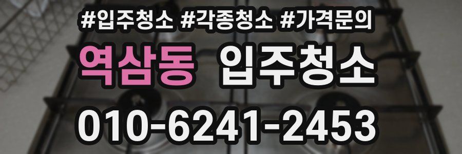 역삼동 이사청소