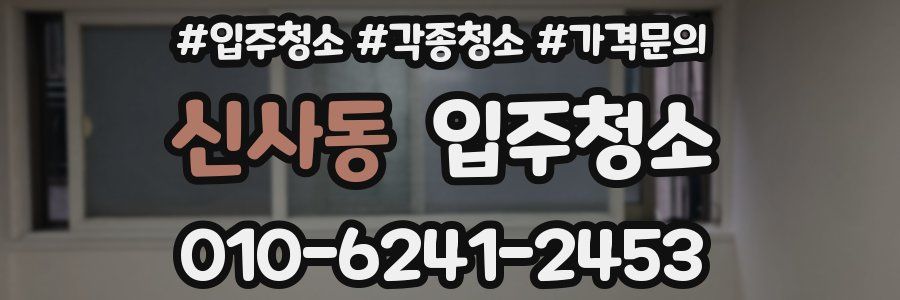 신사동 이사청소