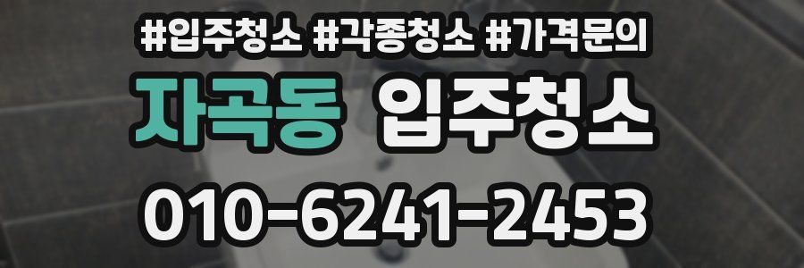 자곡동 이사청소