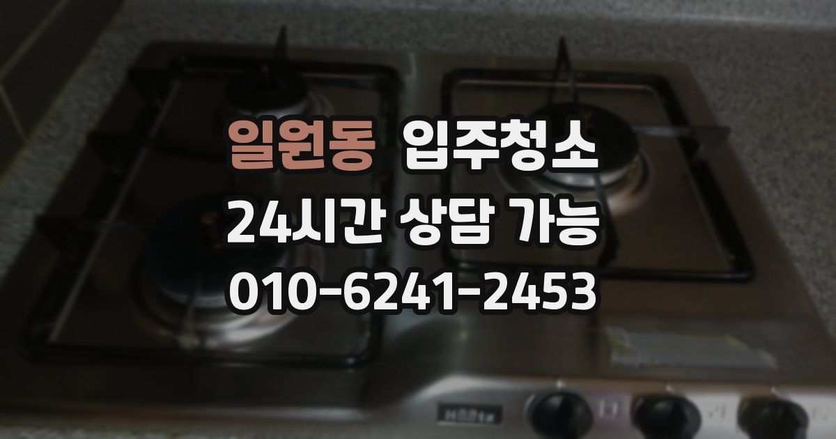 일원동 입주청소