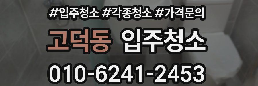 고덕동 이사청소