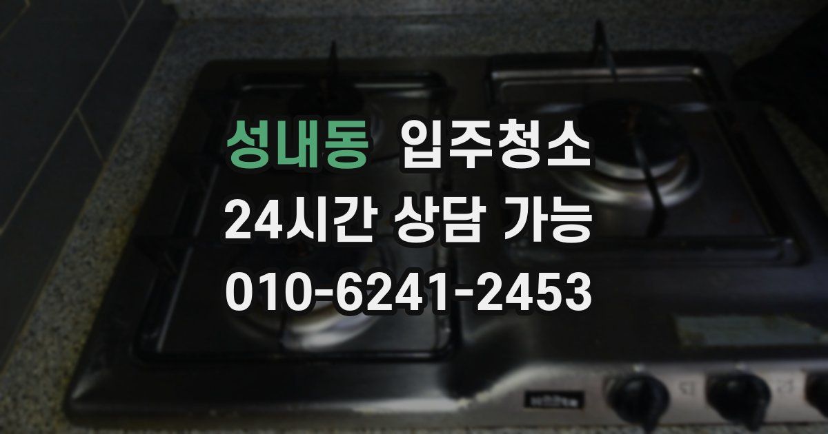 성내동 입주청소