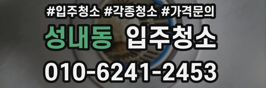 성내동 이사청소