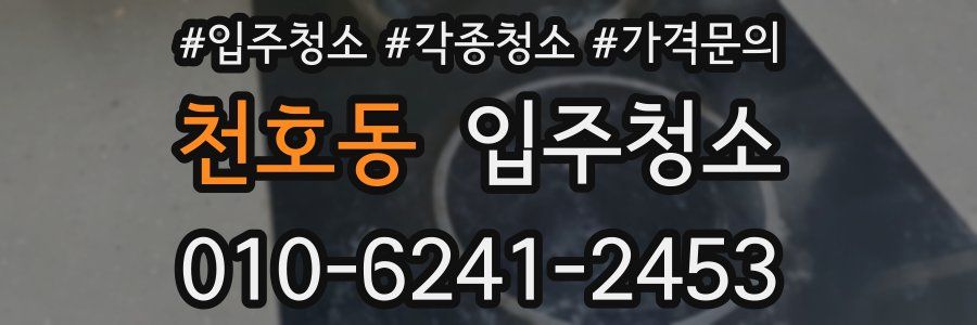 천호동 이사청소