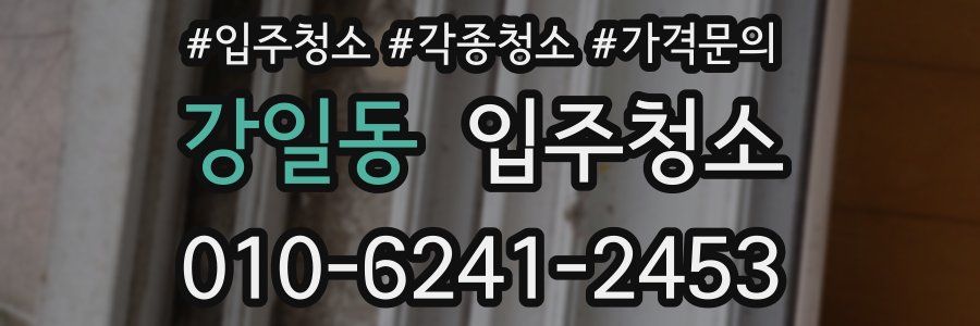 강일동 이사청소