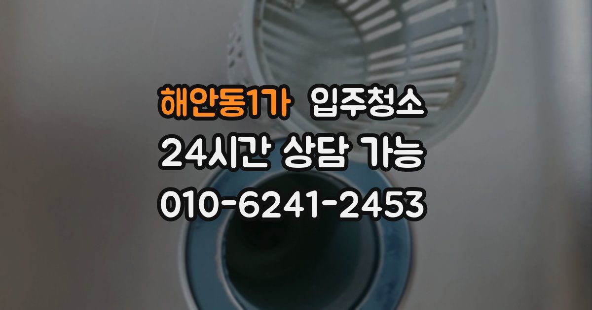 해안동1가 입주청소