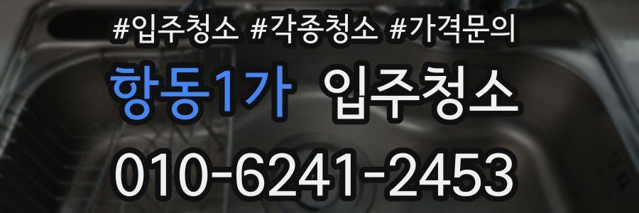 항동1가 이사청소