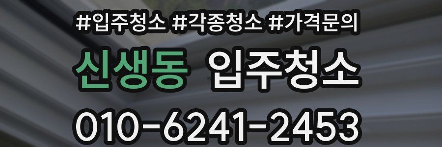 신생동 이사청소