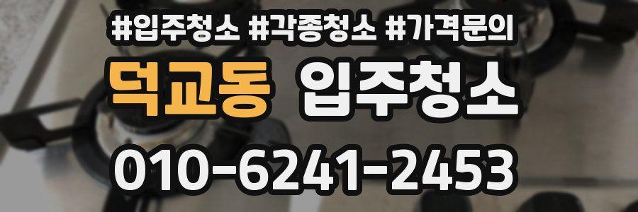 덕교동 이사청소