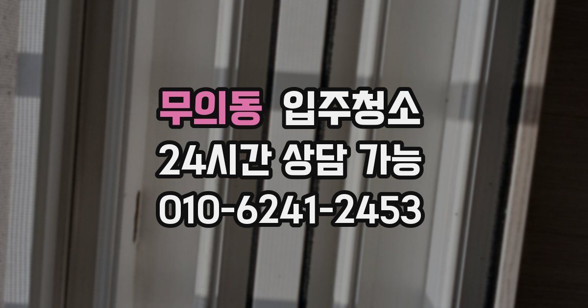무의동 입주청소