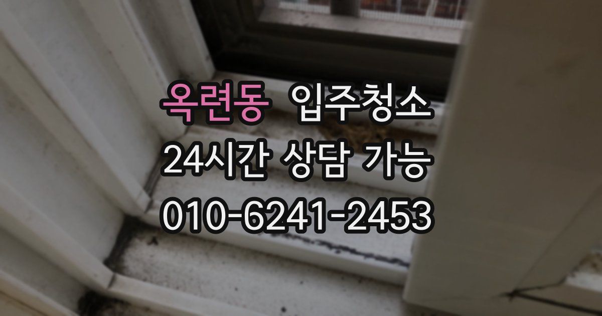 옥련동 입주청소