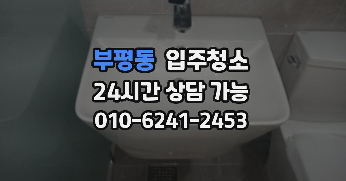 부평동 입주청소