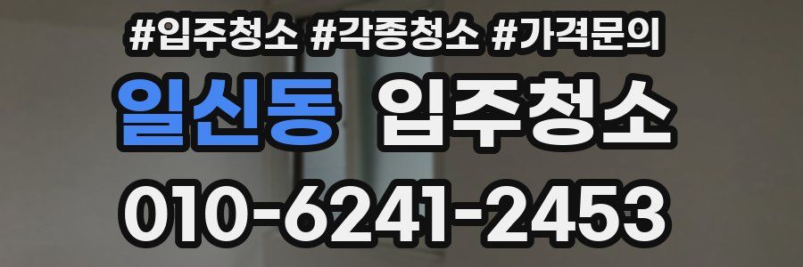 일신동 이사청소