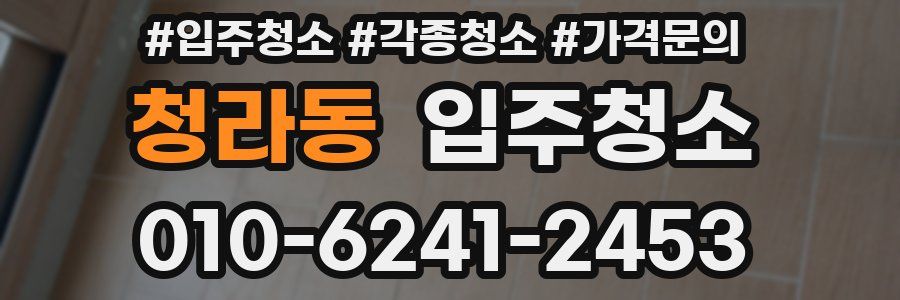 청라동 이사청소