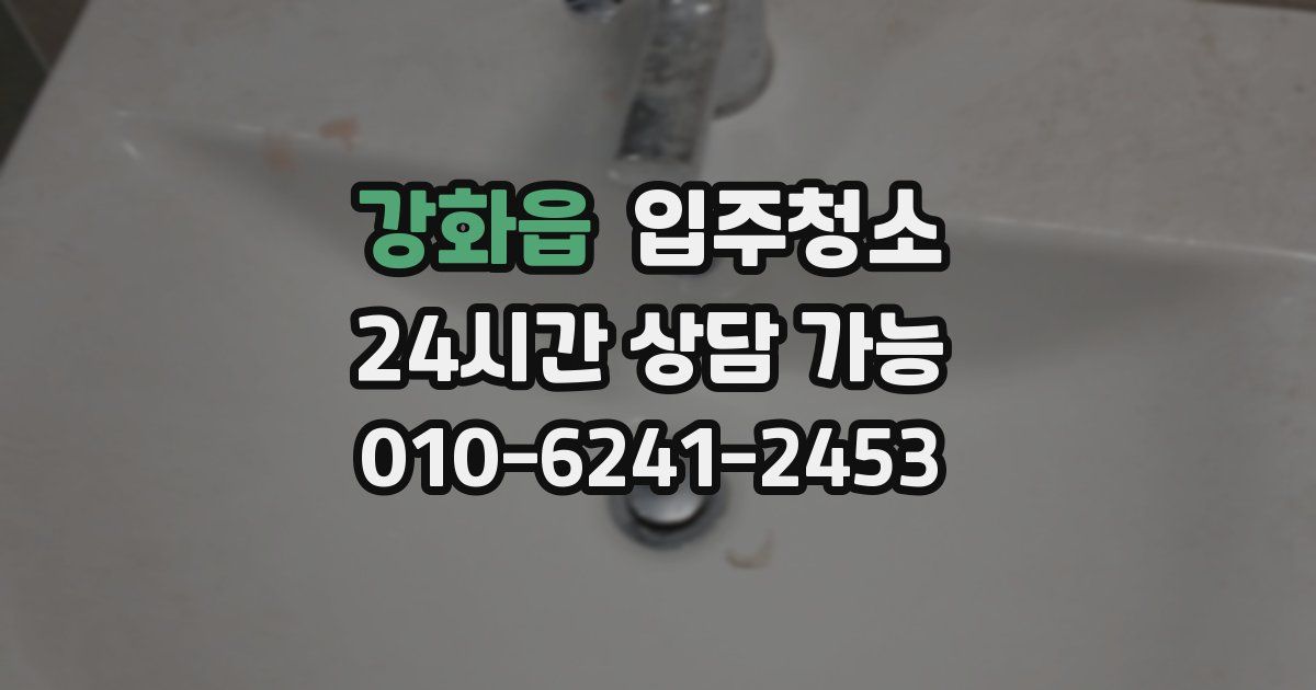 강화읍 입주청소