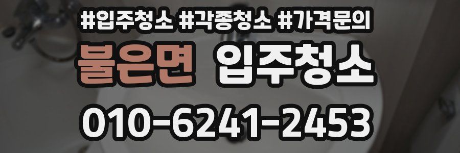 불은면 이사청소