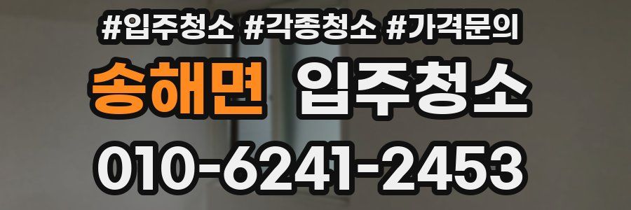 송해면 이사청소