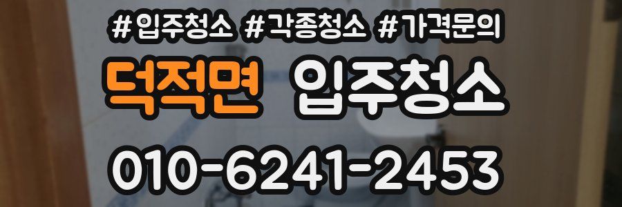 덕적면 이사청소