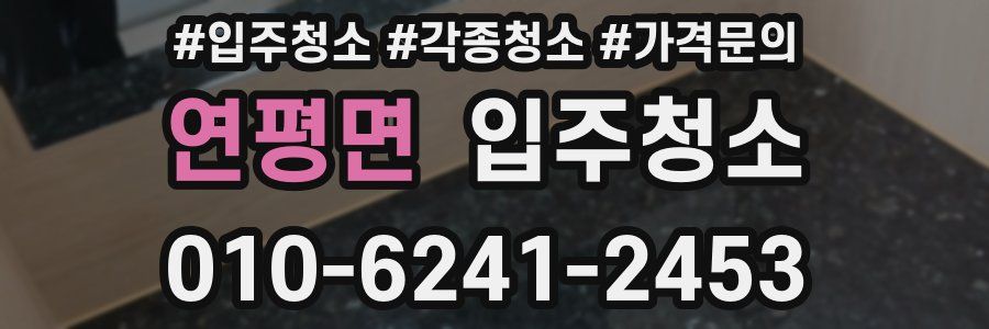 연평면 이사청소