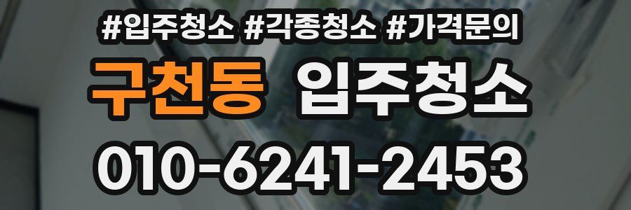 구천동 이사청소