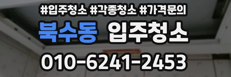 북수동 이사청소