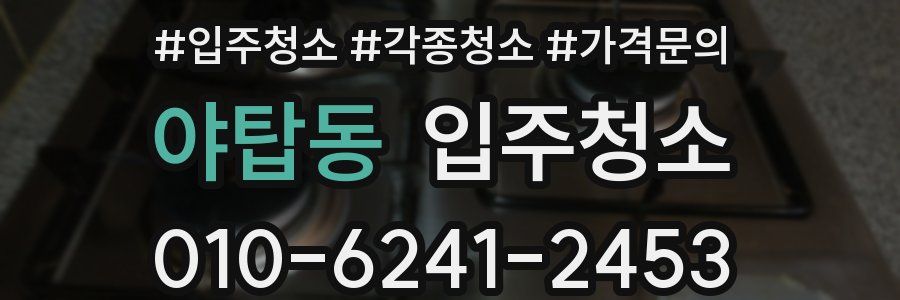 야탑동 이사청소