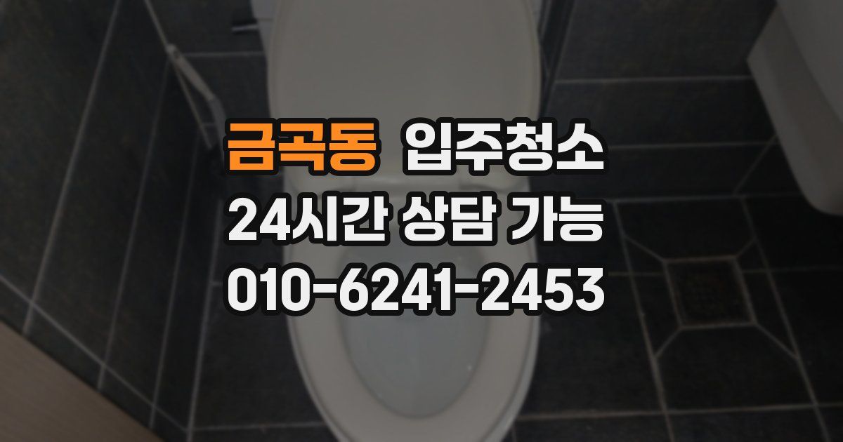 금곡동 입주청소