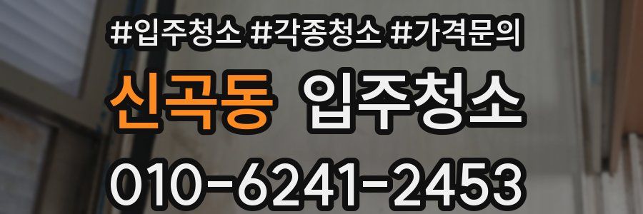 신곡동 이사청소