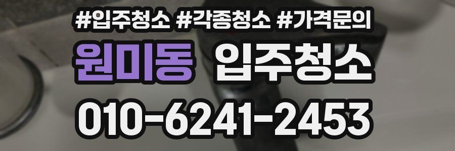 원미동 이사청소