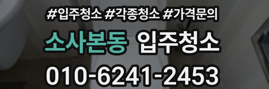 소사본동 이사청소