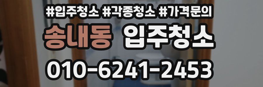 송내동 이사청소