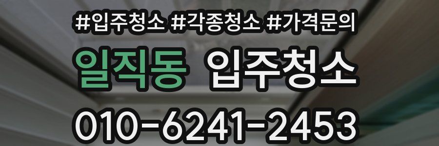 일직동 이사청소