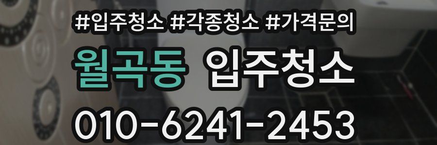 월곡동 이사청소