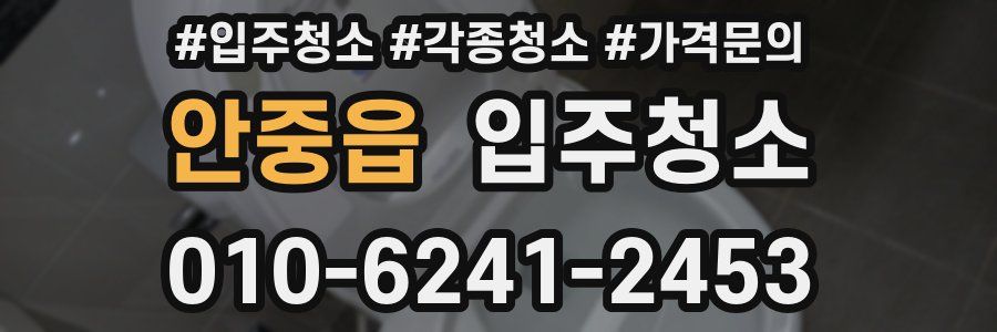 안중읍 이사청소